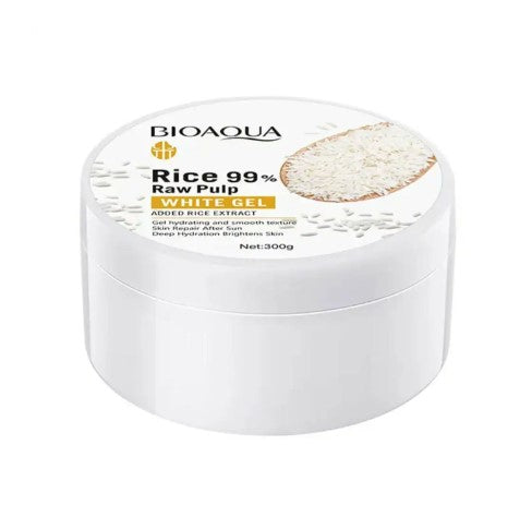 Gel hidratante y reparador facial con extracto de arroz