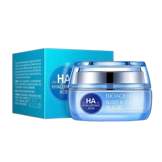 Crema hidratante antiedad con acido hialuronico