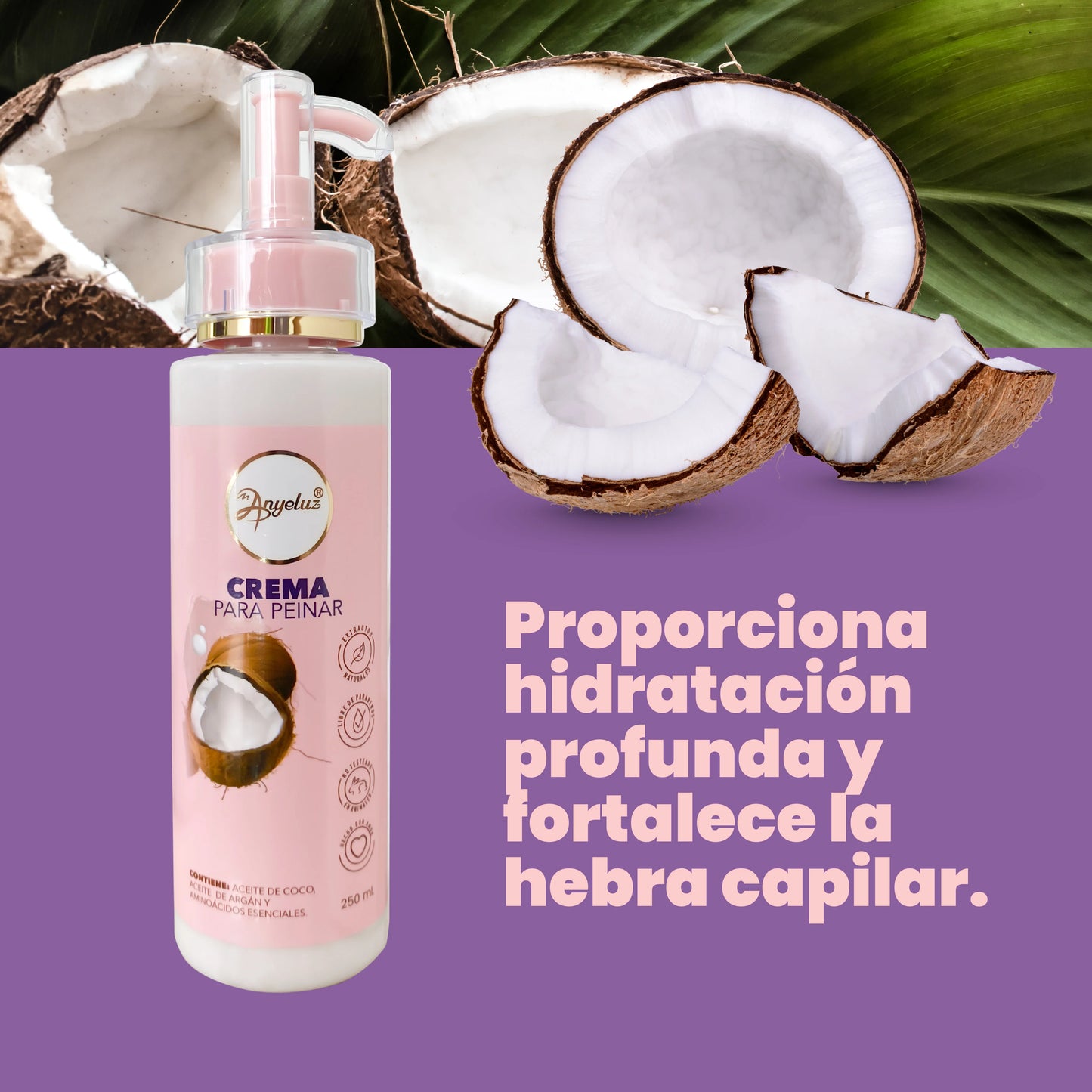 Crema para peinar anyeluz