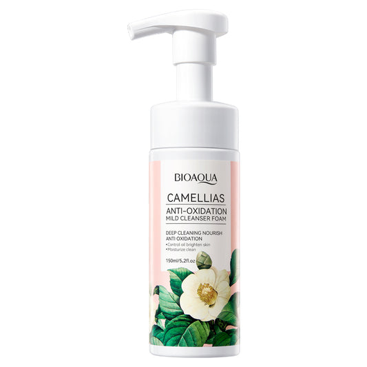 Espuma facial de camelias