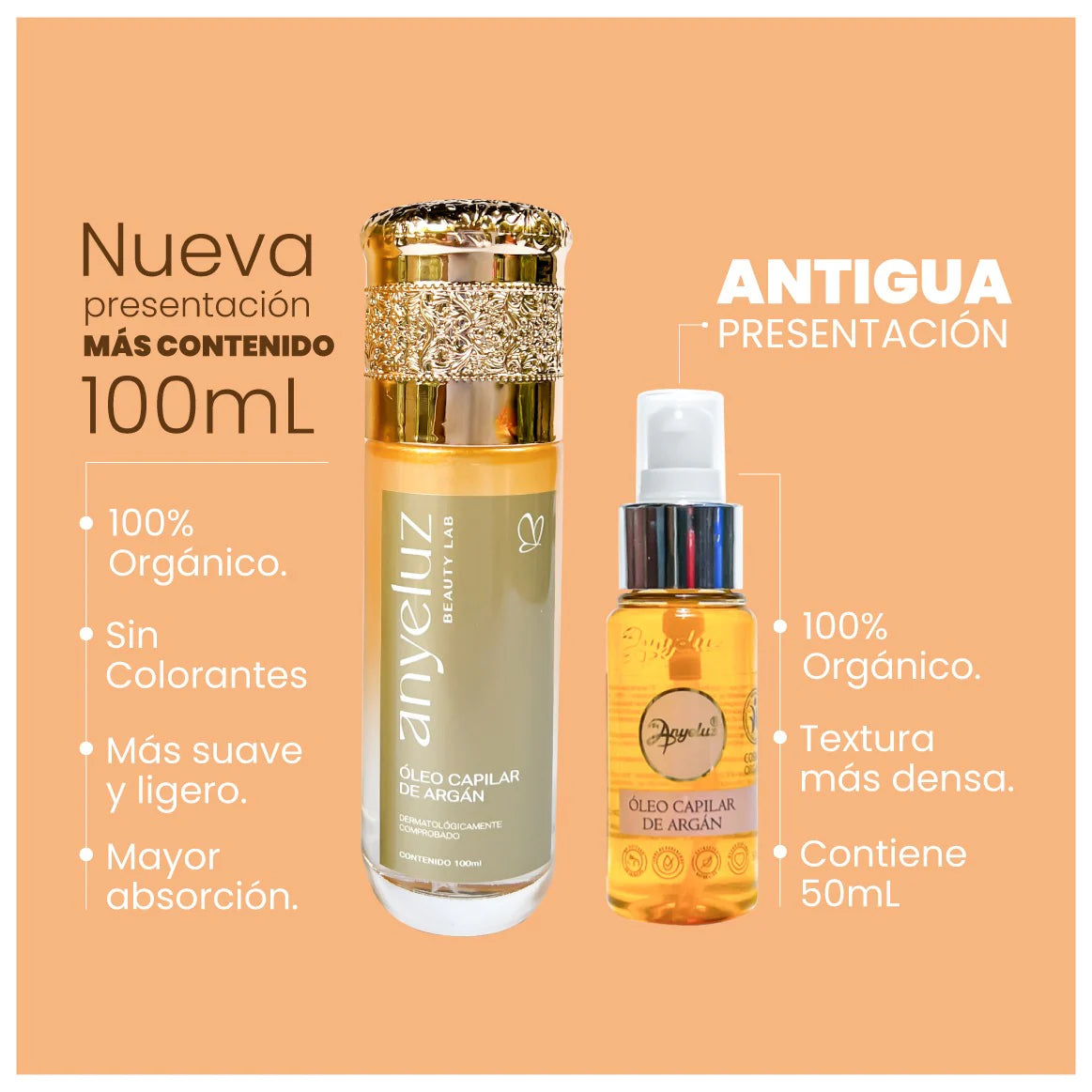 Oleo capilar de argan anyeluz